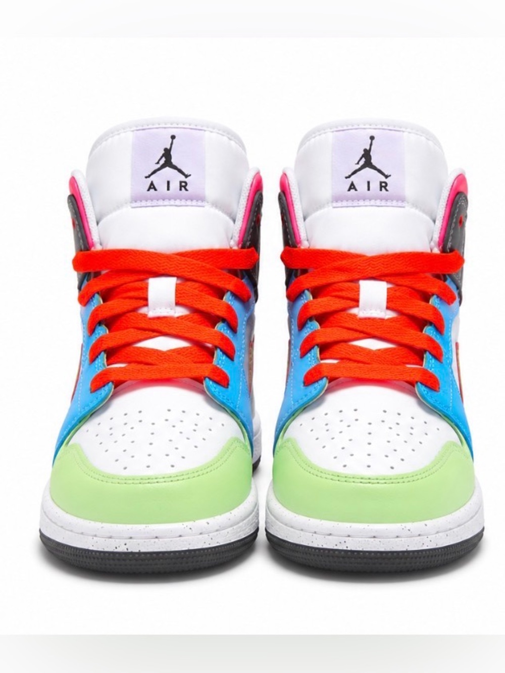 Air Jordan 1 Mid SE GS Multi-Color FN1190-100 Size 5.5Y
